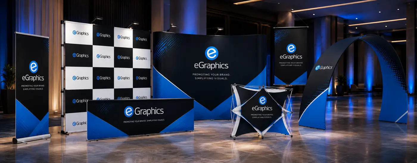 Sistema visual eGraphics instalado en un evento corporativo