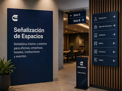 Señalización en espacios corporativos
